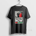 Original Ceasefire Now Pro Palestine Activist Fist With Olive Branch T-Shirts, Hoodie, Sweatshirt | InkRitualCo.com