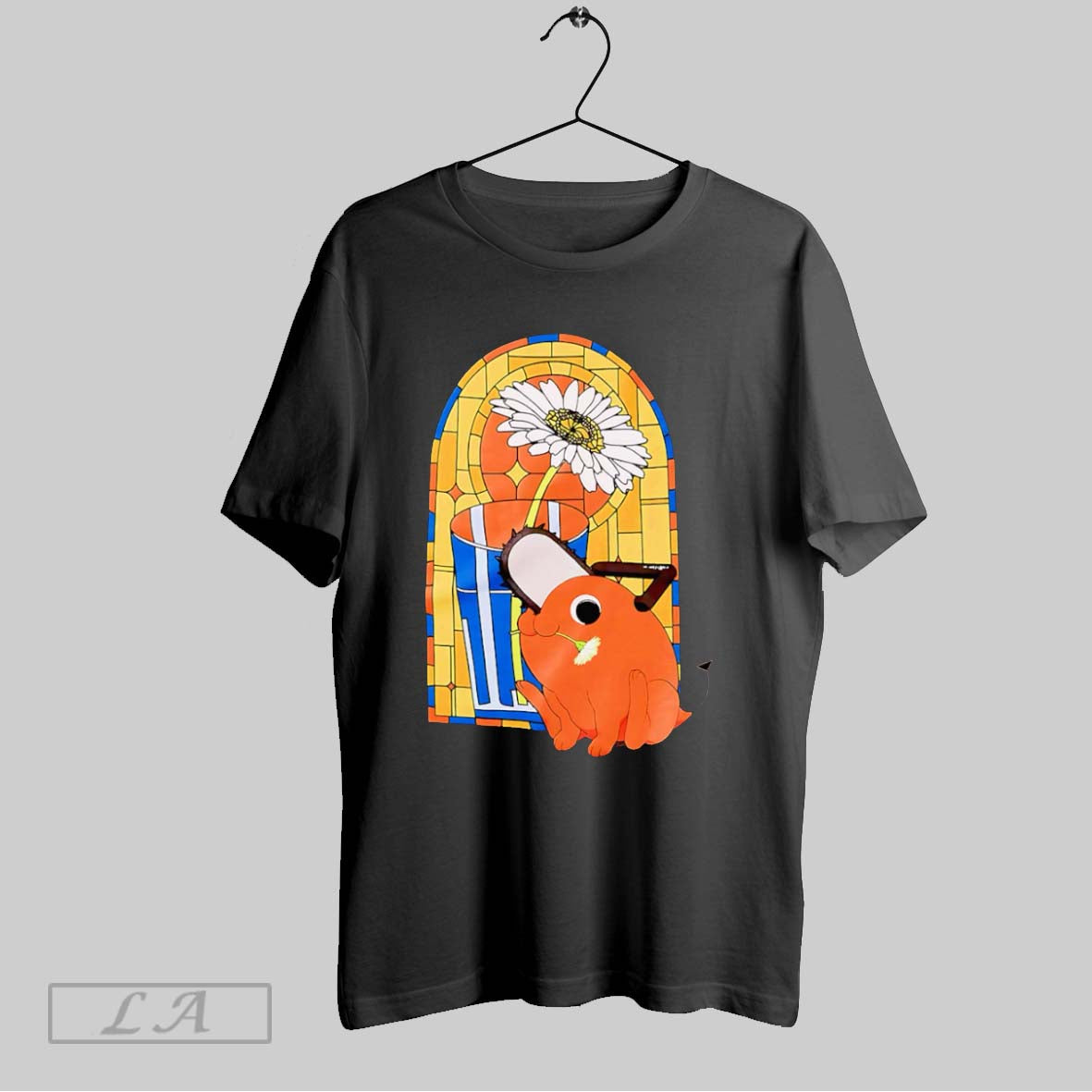 Original Chainsaw Man Pochita Stained Glass T-Shirts, Hoodie, Sweatshirt | InkRitualCo.com