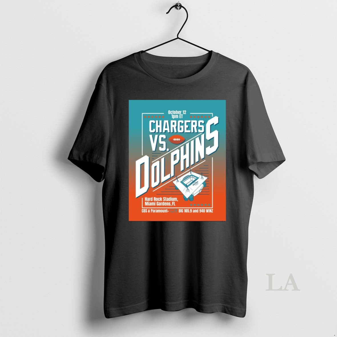 Original Chargers Vs Dolphins October 12 2025 Hard Rock Stadium Miami Gardens Fl T-Shirts, Hoodie, Sweatshirt