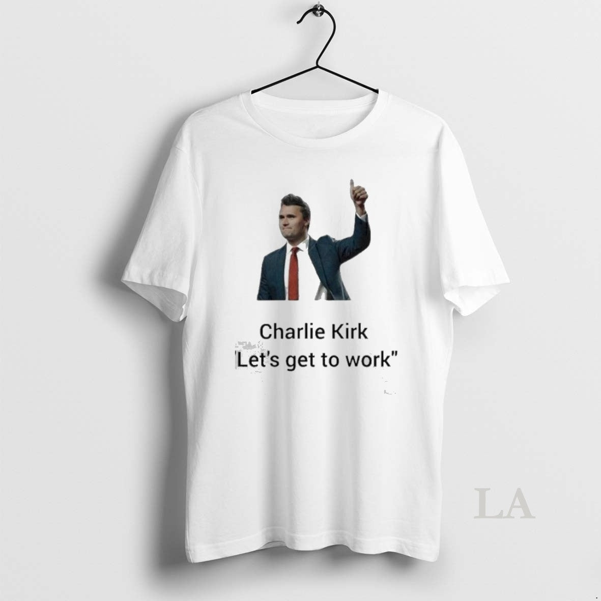 Original Charlie Kirk Lets Get To Work Thumb T-Shirts, Hoodie, Sweatshirt | InkRitualCo.com