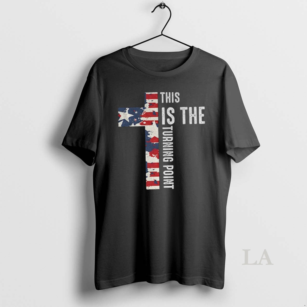 Original Charlie Kirk This Is The Turning Point Cross Christian Usa Flag T-Shirts, Hoodie, Sweatshirt | InkRitualCo.com