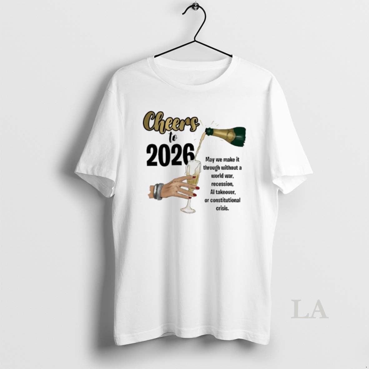Original Cheers To 2026 May We Make It Through Without A World War T-Shirts, Hoodie, Sweatshirt | InkRitualCo.com
