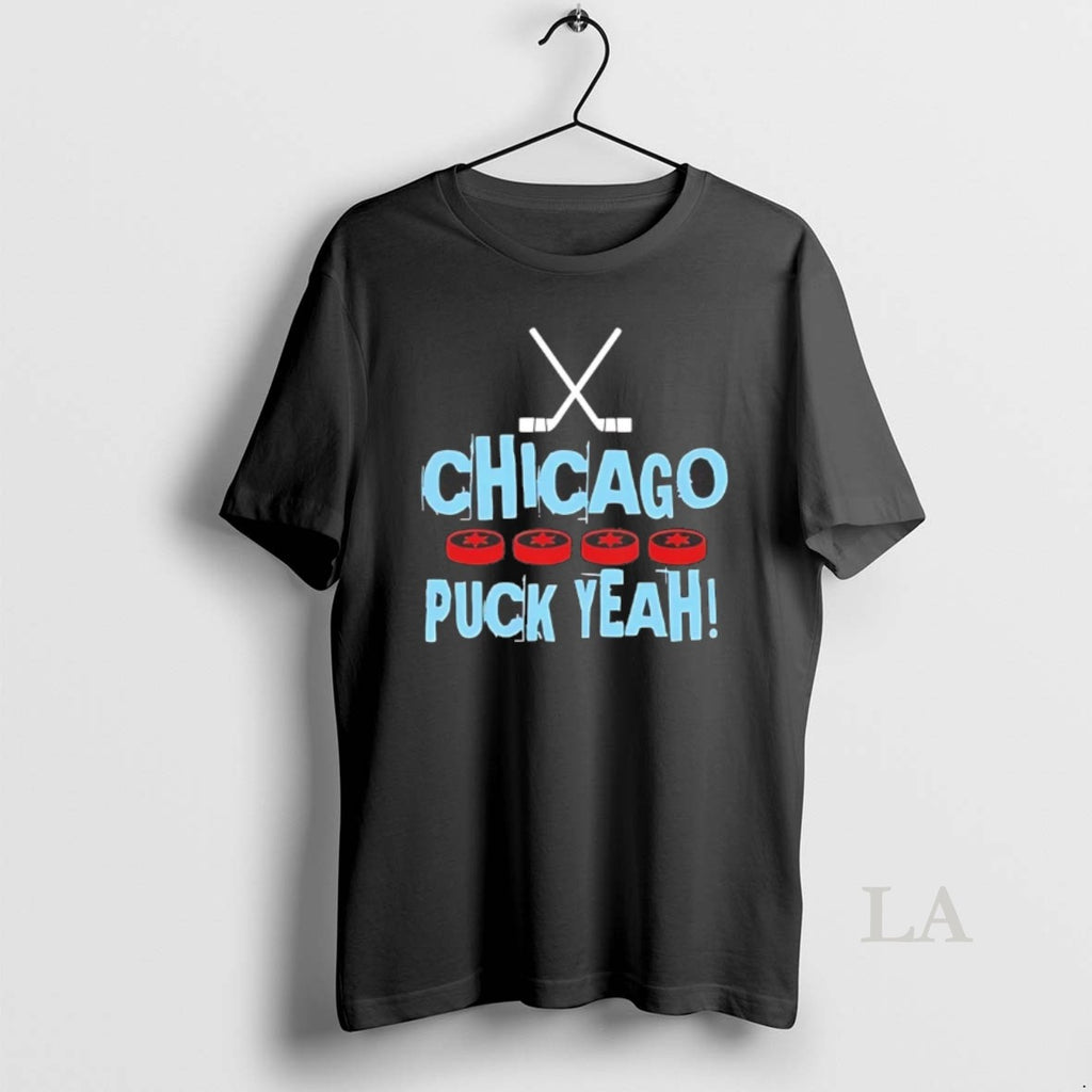 Original Chicago Puck Yea State Flag Hockey T-Shirts, Hoodie, Sweatshirt | InkRitualCo.com