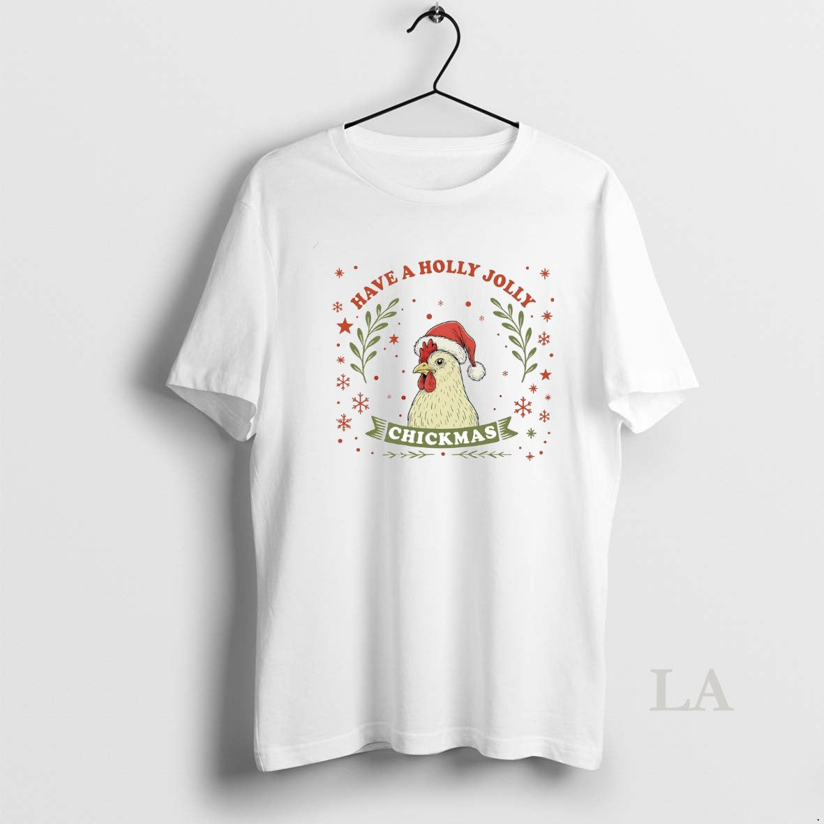 Original Chicken Have A Holly Jolly Chickmas Christmas T-Shirts, Hoodie, Sweatshirt | InkRitualCo.com