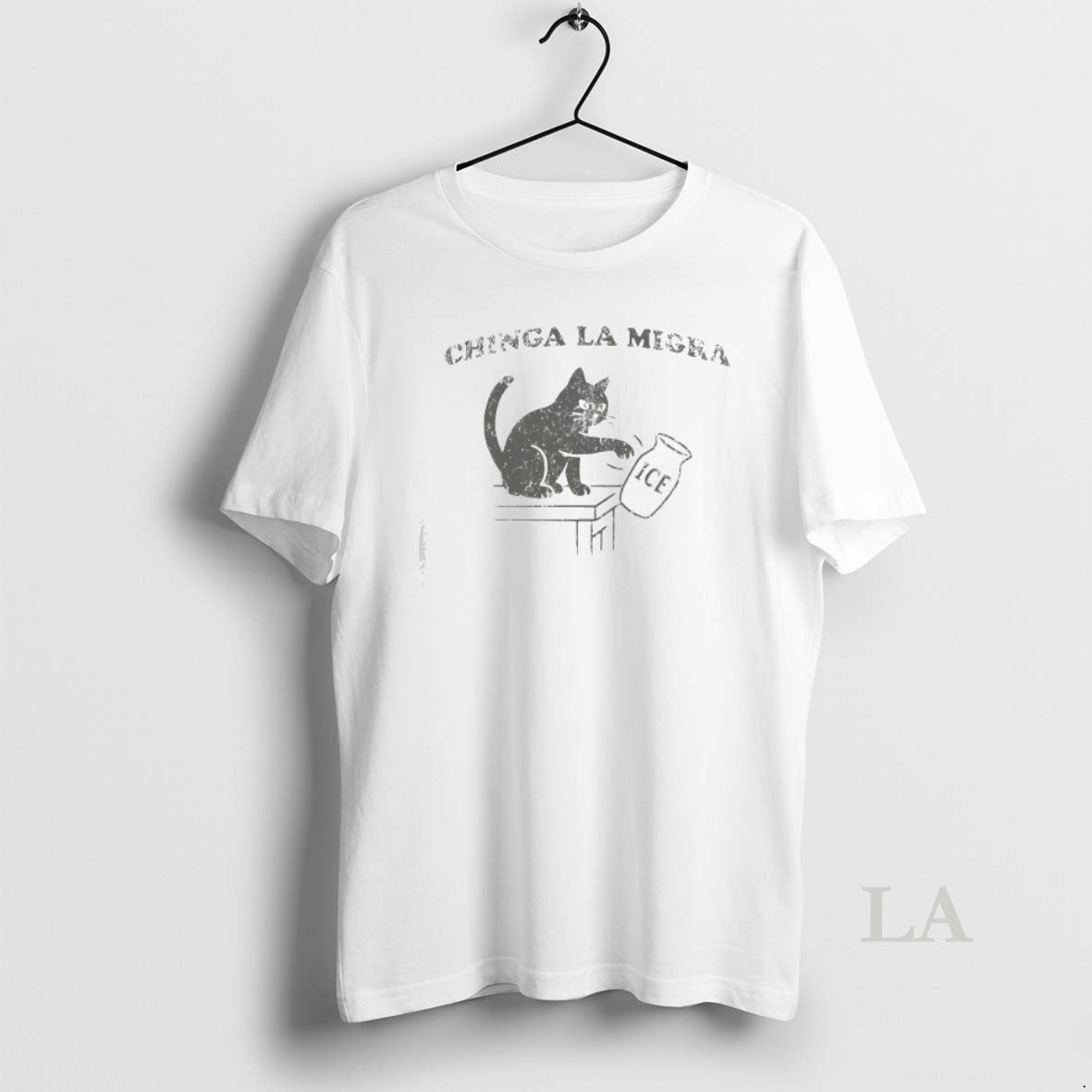 Original Chinga La Migra Ice Black Cat T-Shirts, Hoodie, Sweatshirt | InkRitualCo.com