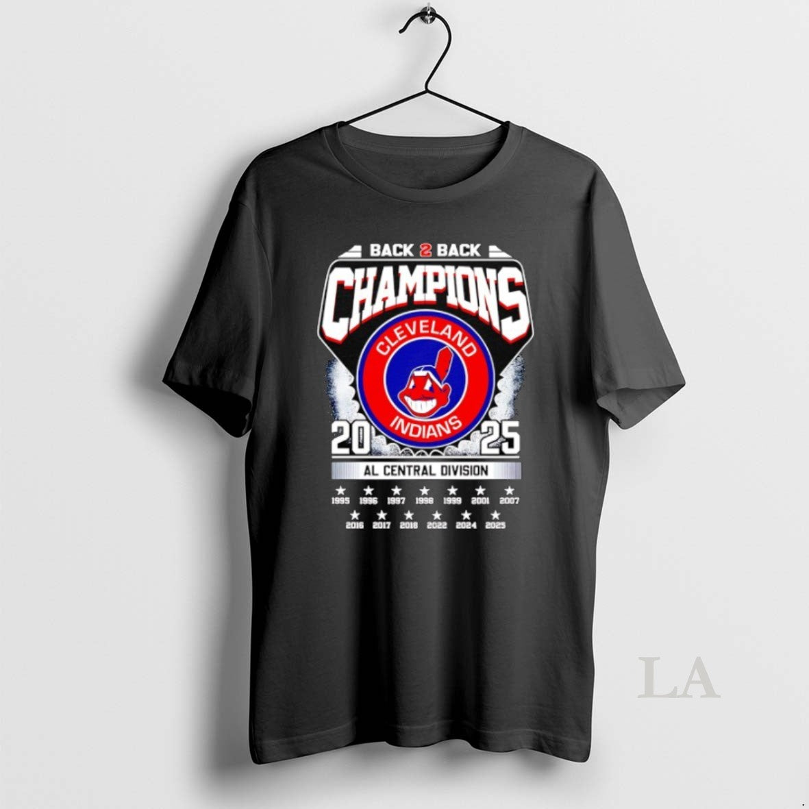 Original Cleveland Indians Back 2 Back Champions Al Central Division 2025 T-Shirts, Hoodie, Sweatshirt | InkRitualCo.com
