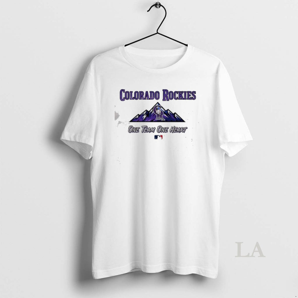 Original Colorado Rockies One Team One Heart Mlb T-Shirts, Hoodie, Sweatshirt | InkRitualCo.com