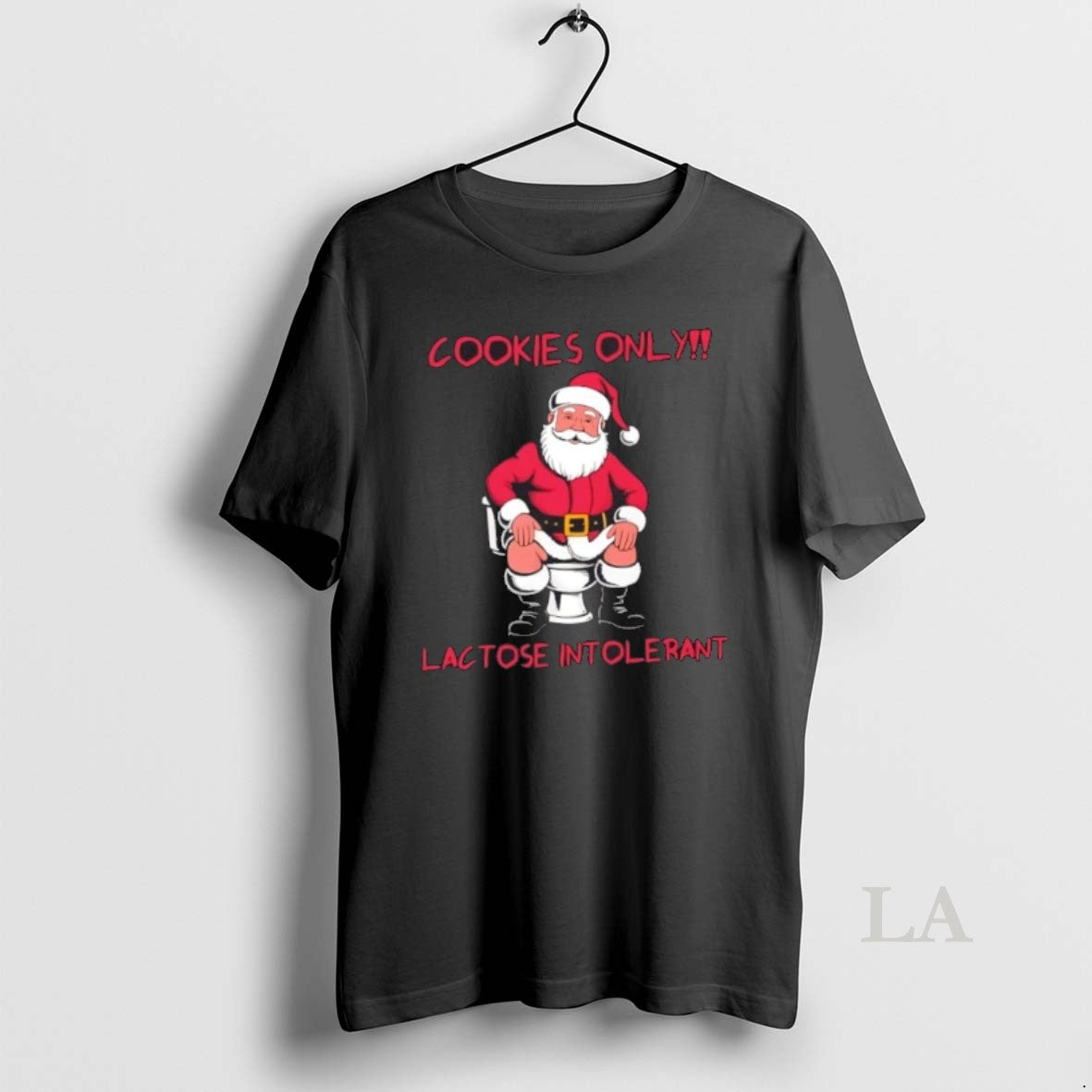 Original Cookies Only Santa Toilet Lactose Intolerant Christmas T-Shirts, Hoodie, Sweatshirt | InkRitualCo.com