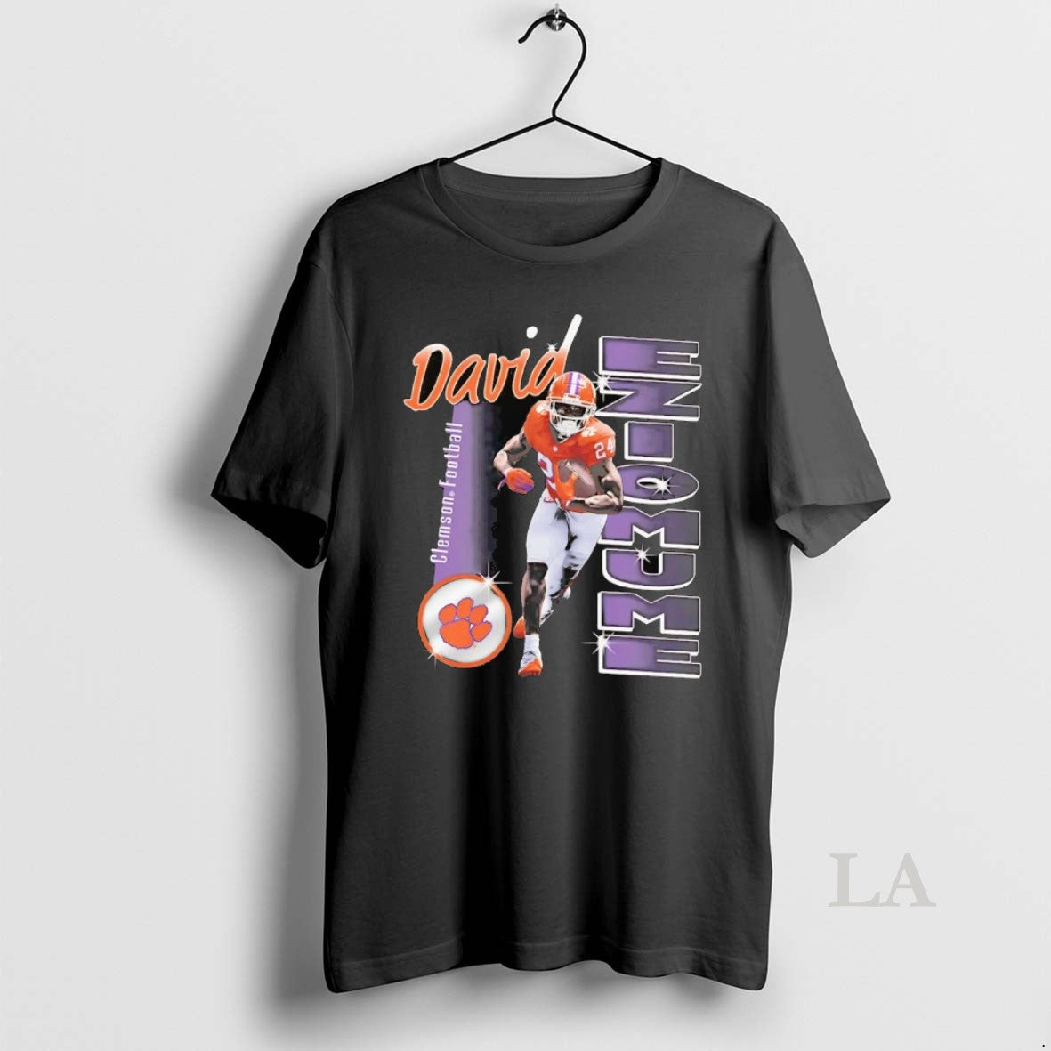 Original David Eziomume Portrait Running Clemson Football T-Shirts, Hoodie, Sweatshirt | InkRitualCo.com