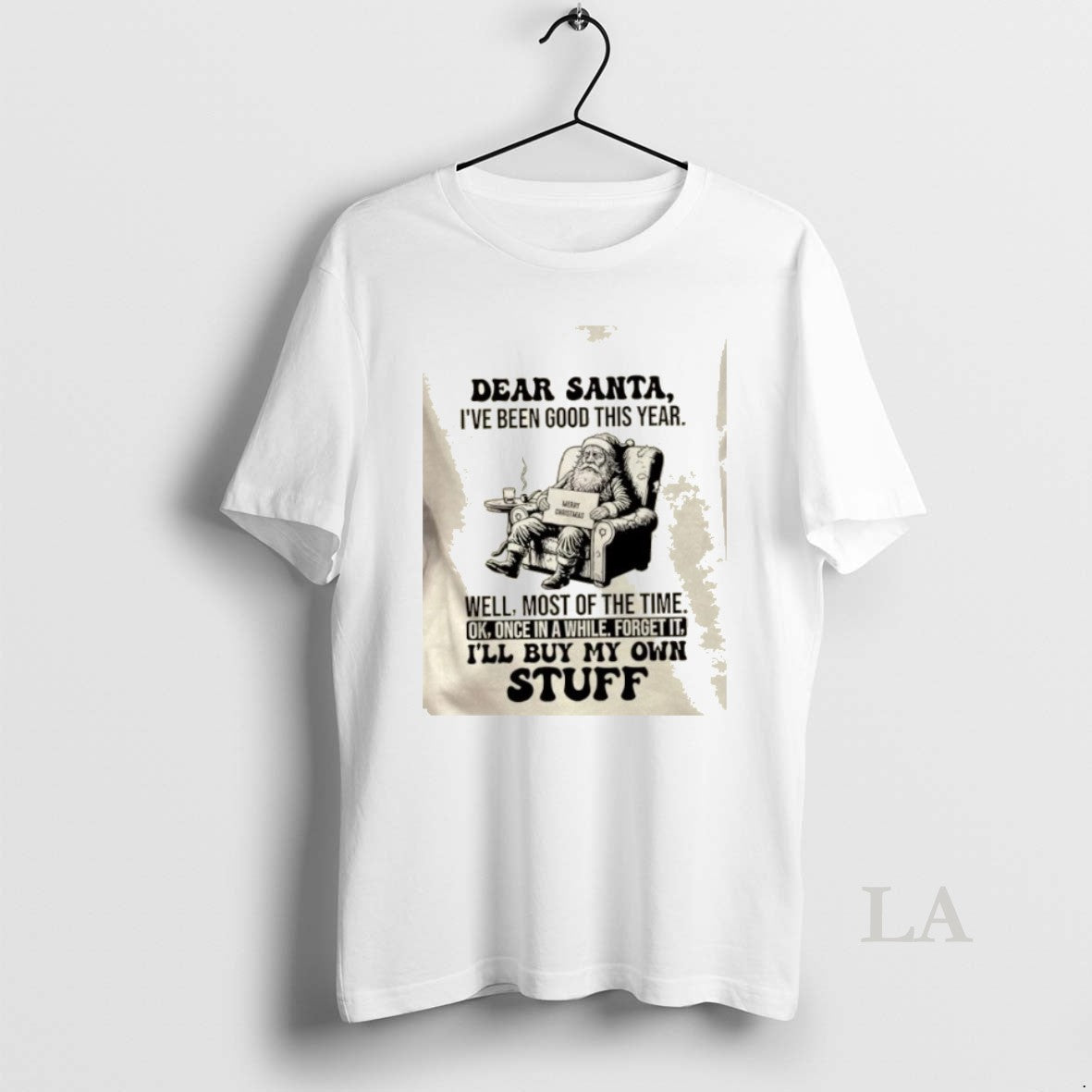 Original Dear Santa Ive Been Good This Year Well Most Of The Time Ok Once T-Shirts, Hoodie, Sweatshirt | InkRitualCo.com
