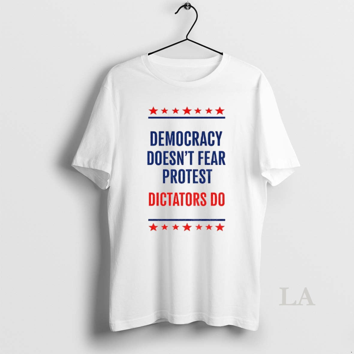 Original Democracy Doesnt Fear Protest Dictators Do No Kings Day Anti Trump T-Shirts, Hoodie, Sweatshirt | InkRitualCo.com