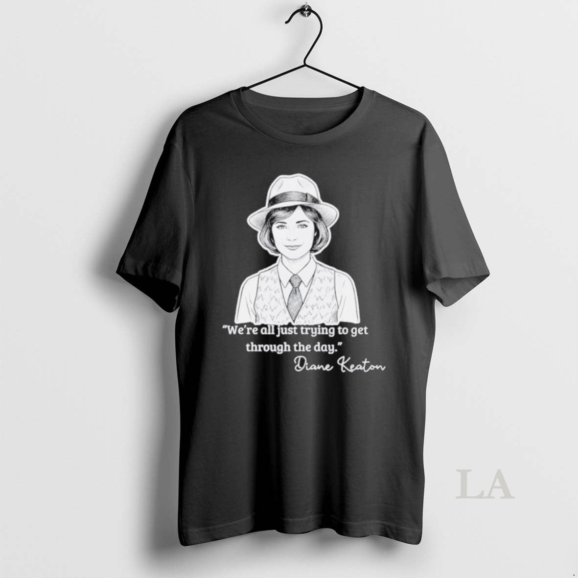 Original Diane Keaton Annie Hall Style La Di Da Quote T-Shirts, Hoodie, Sweatshirt | InkRitualCo.com