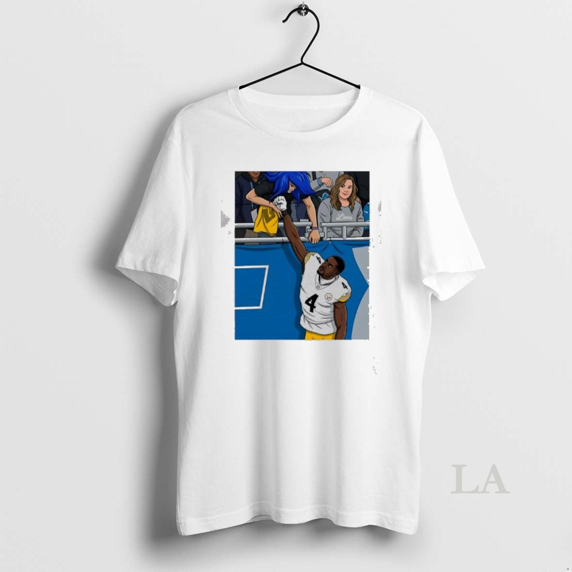 Original Dk Metcalf Punched A Detroit Art Picture T-Shirts, Hoodie, Sweatshirt | InkRitualCo.com