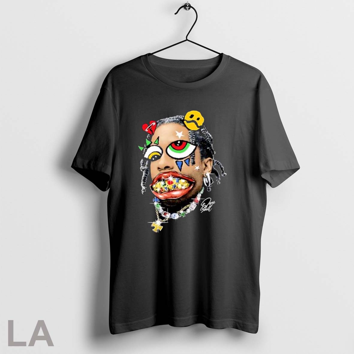 Original Dope Skill Cartoon Face With Gold Grills T-Shirts, Hoodie, Sweatshirt | InkRitualCo.com