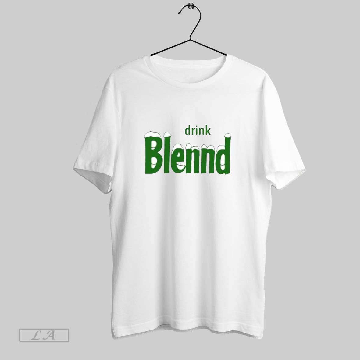 Original Drink Blendd Funny Snowman Green Text Winter Holiday T-Shirts, Hoodie, Sweatshirt | InkRitualCo.com