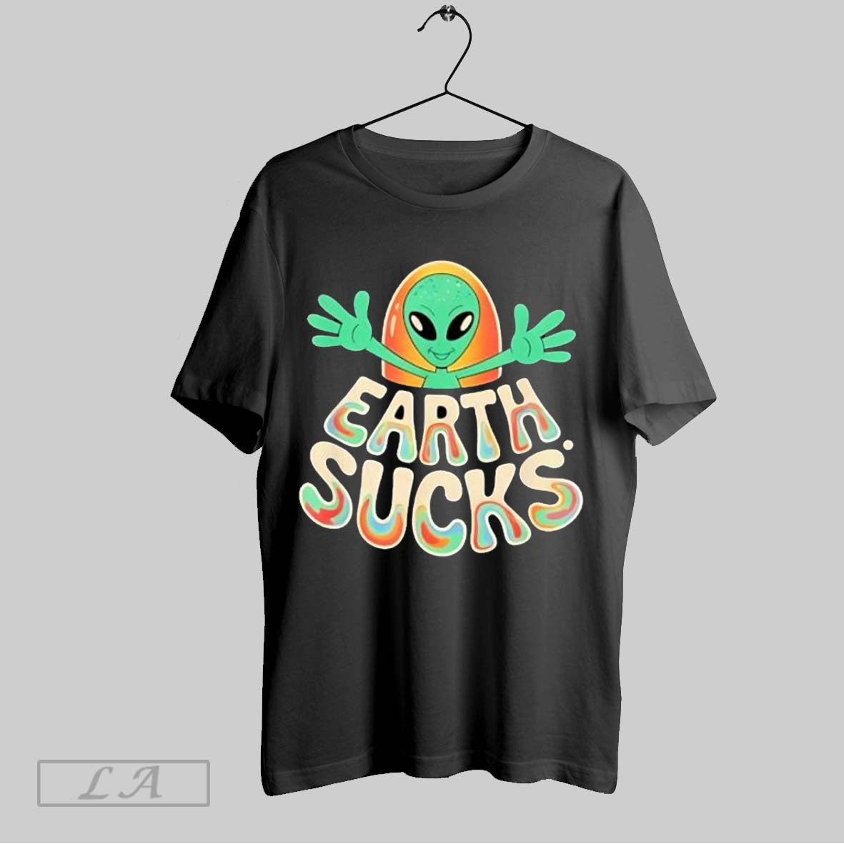 Original Earth Sucks Funny Alien Alien Head Retro T-Shirts, Hoodie, Sweatshirt | InkRitualCo.com