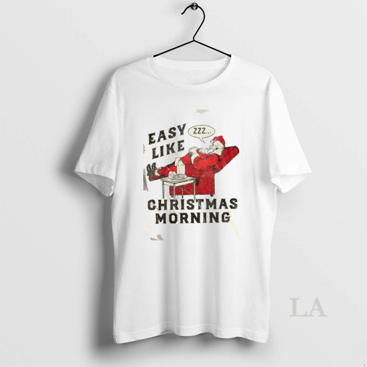 Original Easy Like Christmas Morning Sarcastic Santa Graphic Novelty T-Shirts, Hoodie, Sweatshirt | InkRitualCo.com