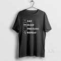 Original Eat Sleep Floyd Repeat Music Lover T-Shirts, Hoodie, Sweatshirt | InkRitualCo.com