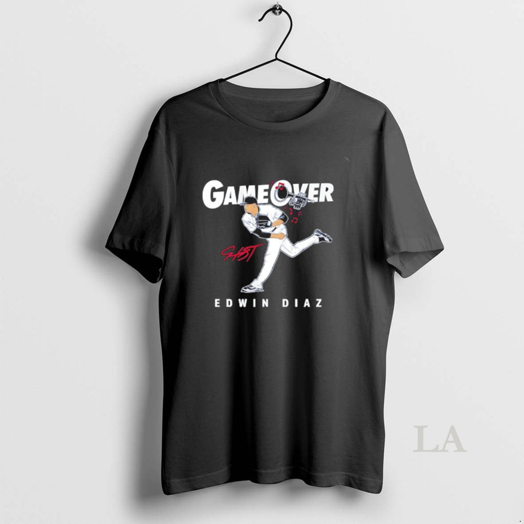 Original Edwin Diaz Game Over Los Angeles Signature T-Shirts, Hoodie, Sweatshirt | InkRitualCo.com
