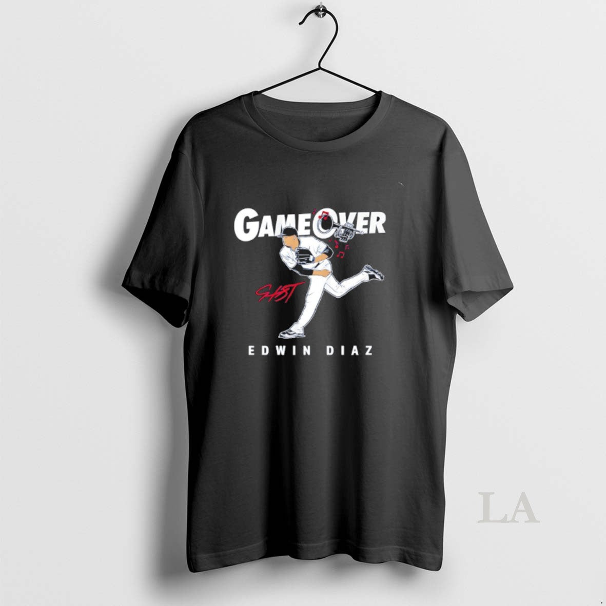 Original Edwin Diaz Game Over Los Angeles Signature T-Shirts, Hoodie, Sweatshirt | InkRitualCo.com