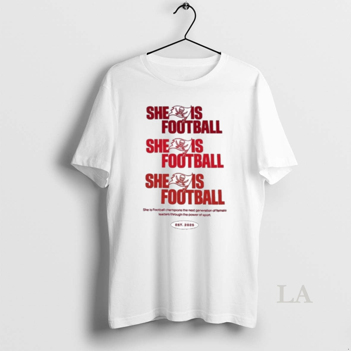Original Emeka Egbuka Buccaneers She Is Football Est 2025 T-Shirts, Hoodie, Sweatshirt | InkRitualCo.com
