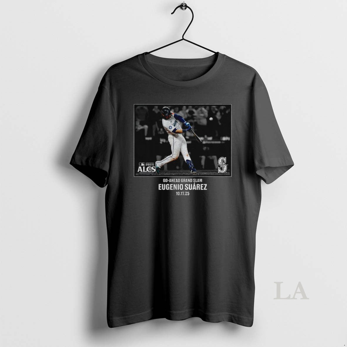 Original Eugenio Suarez Seattle Mariners 2025 Mlb Postseason Moment Go Ahead Grand Slam T-Shirts, Hoodie, Sweatshirt
