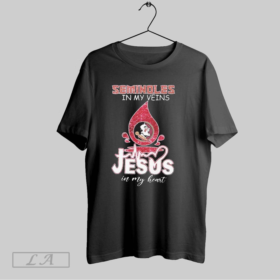 Original Fsu Seminoles In My Veins Jesus In My Heart T-Shirts, Hoodie, Sweatshirt | InkRitualCo.com