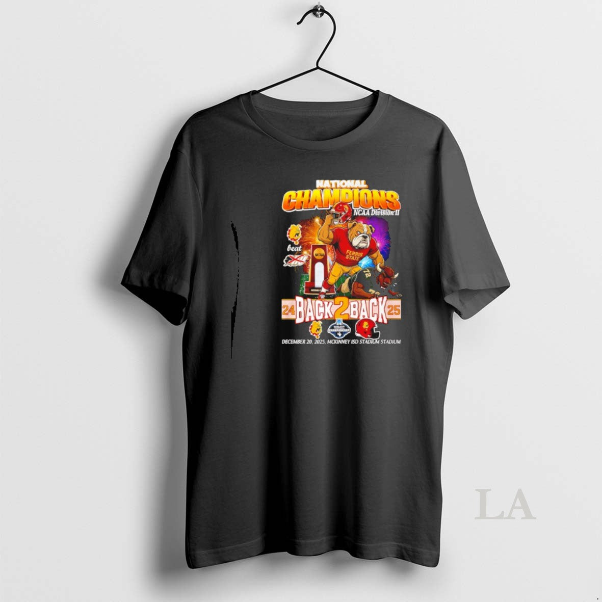 Original Ferris State Bulldogs Back 2 Back 24 25 National Champions Mascot T-Shirts, Hoodie, Sweatshirt | InkRitualCo.com