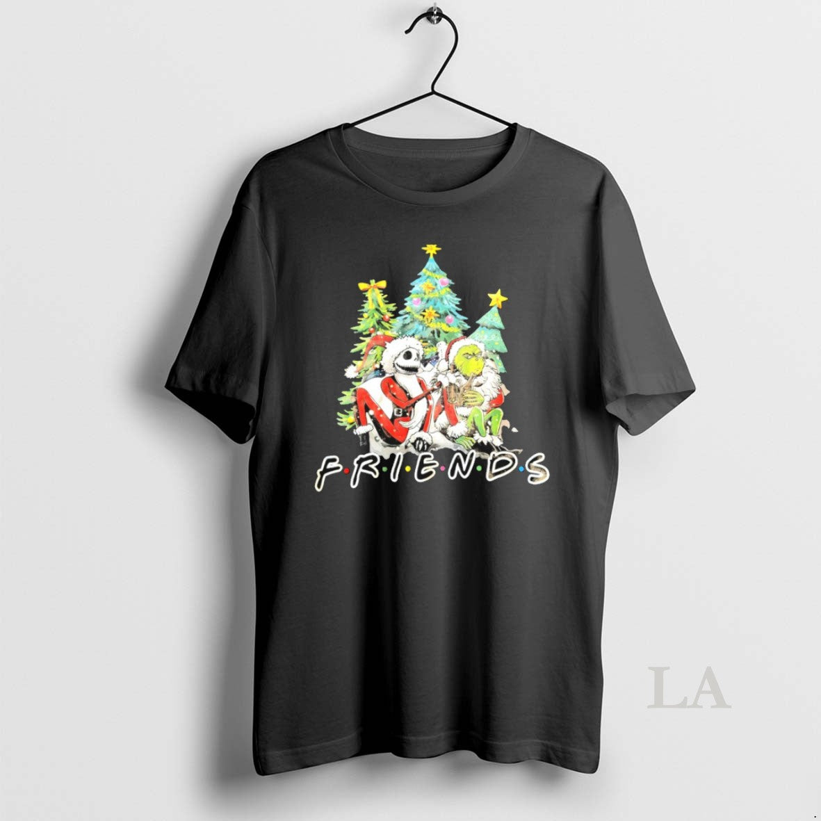 Original Friends Grinch And Jack Skellington Drunk Christmas T-Shirts, Hoodie, Sweatshirt | InkRitualCo.com