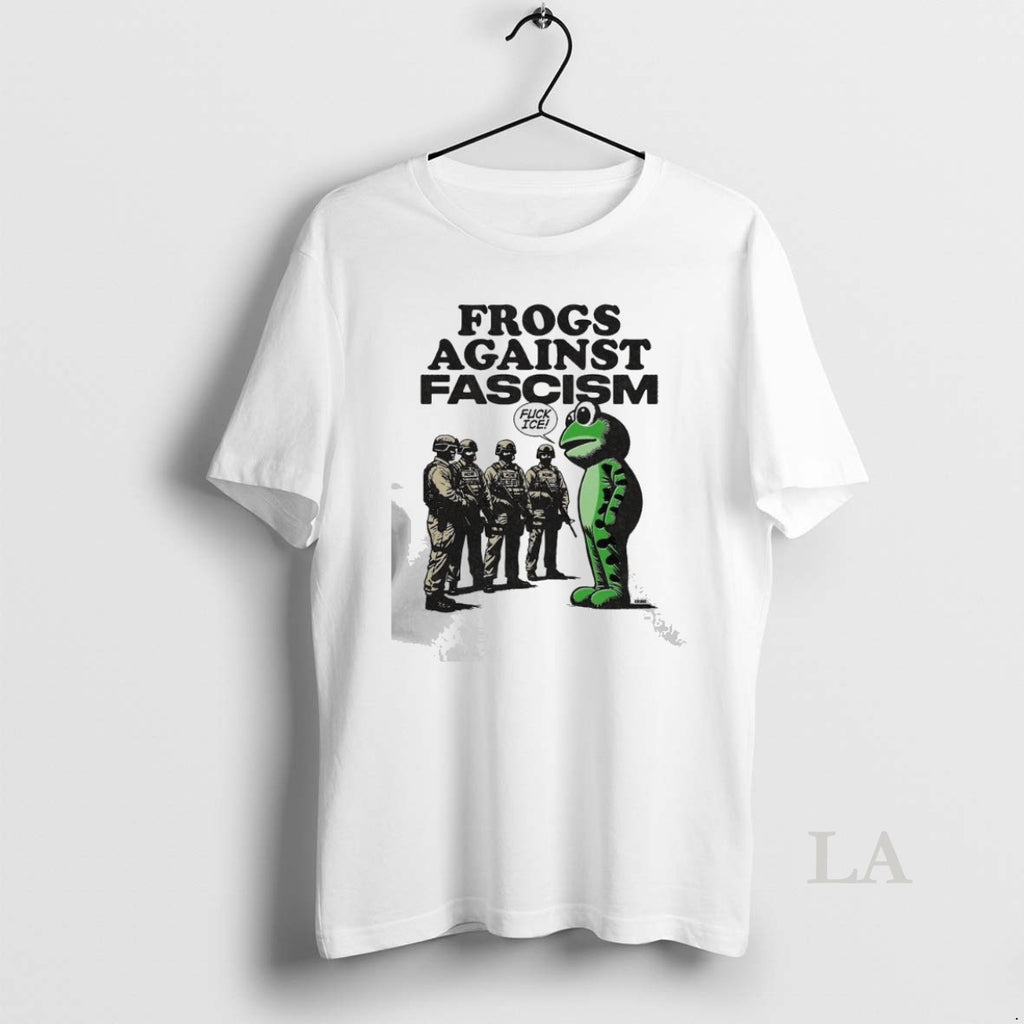 Original Frog Against Fascism Fuck Ice Portland Frog 2025 T-Shirts, Hoodie, Sweatshirt | InkRitualCo.com