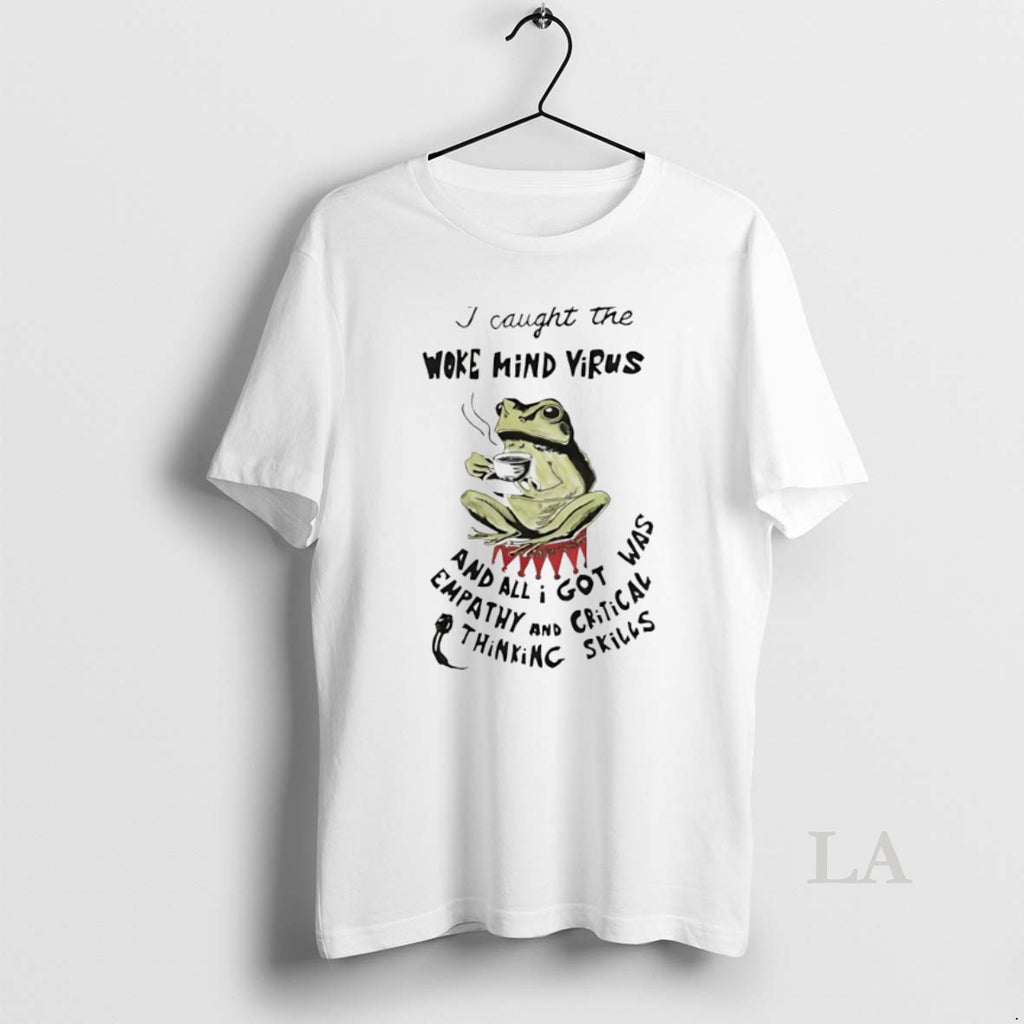 Original Frog I Caught The Woke Mind Virus T-Shirts, Hoodie, Sweatshirt | InkRitualCo.com