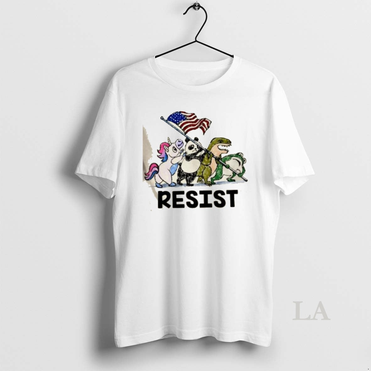 Original Frog T Rex Panda Unicorn Animals Resist Us Flag T-Shirts, Hoodie, Sweatshirt | InkRitualCo.com