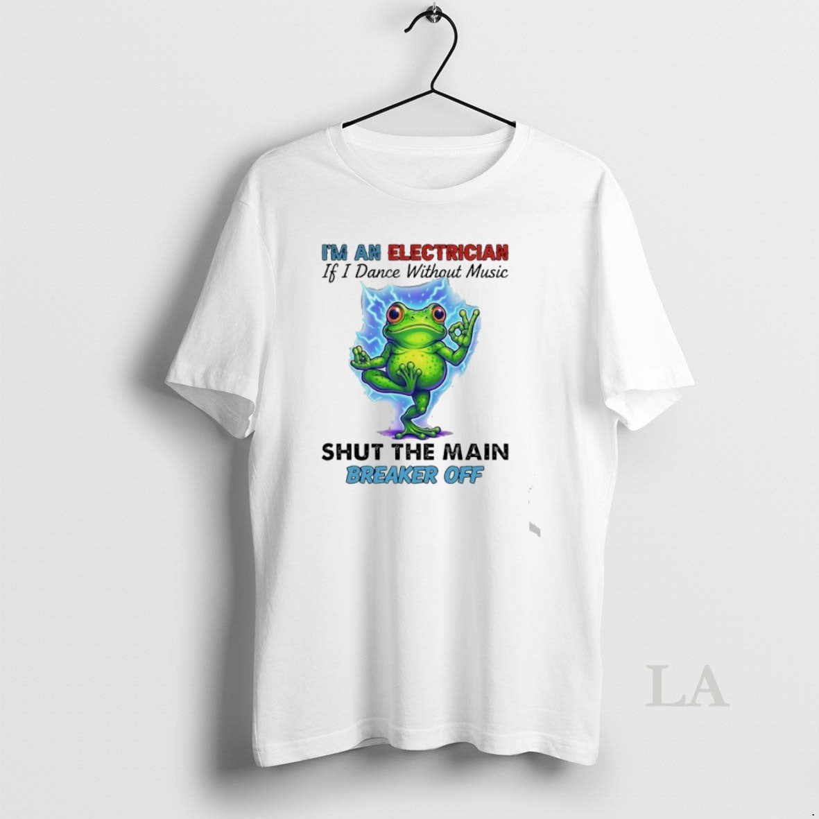 Original Frog Yoga Im An Electrician If I Dance Without Music Shut The Main Breaker T-Shirts, Hoodie, Sweatshirt
