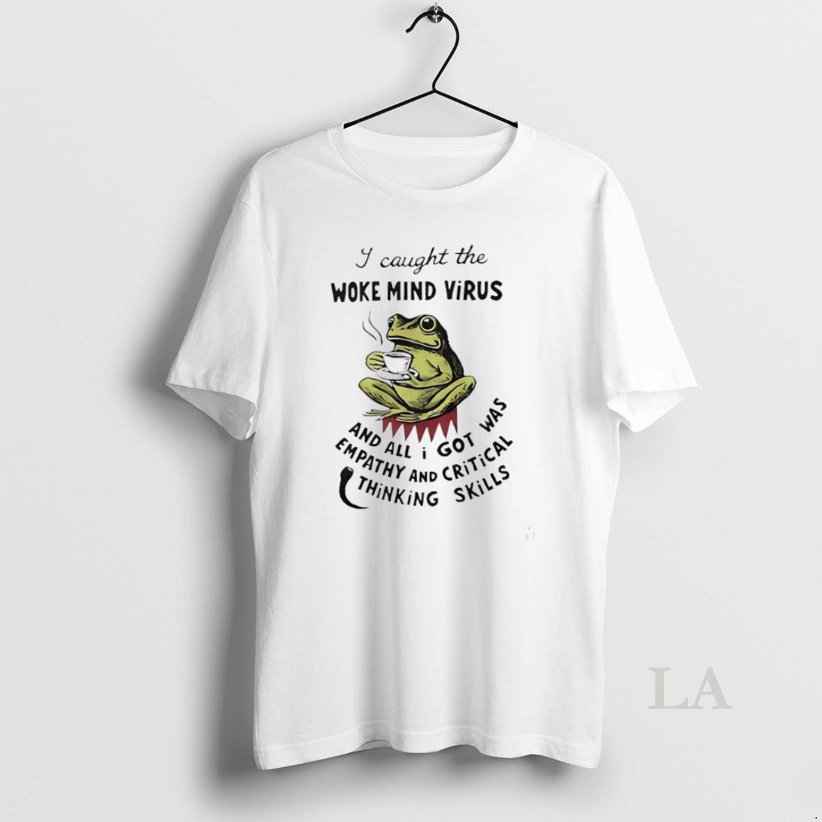 Original Frog Coffee I Caught The Woke Mind Virus T-Shirts, Hoodie, Sweatshirt | InkRitualCo.com
