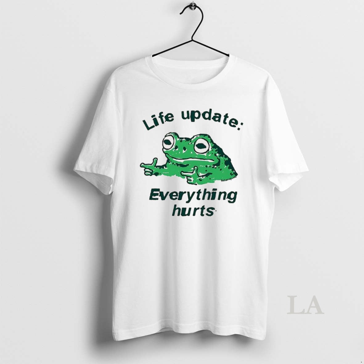 Original Frog Life Update Everything Hurts T-Shirts, Hoodie, Sweatshirt | InkRitualCo.com
