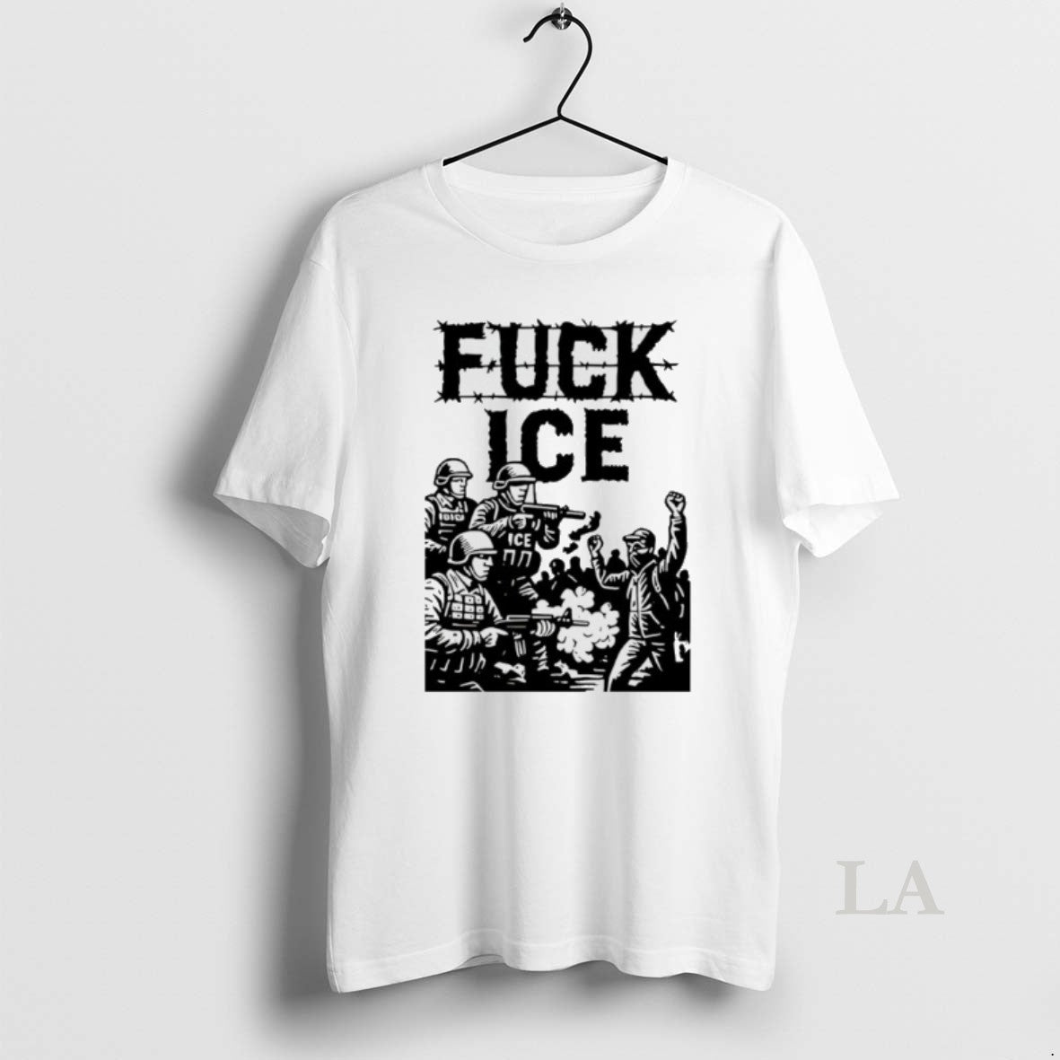 Original Fuck Ice Barbed Wire Protest T-Shirts, Hoodie, Sweatshirt | InkRitualCo.com