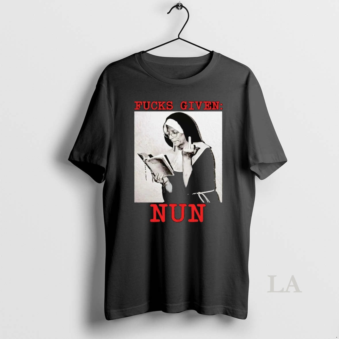 Original Fucks Given Nun Middle Finger T-Shirts, Hoodie, Sweatshirt | InkRitualCo.com