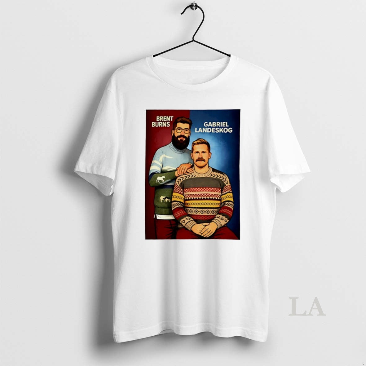 Original Gabriel Landeskog And Brent Burns Step Brother Cartoon Circle T-Shirts, Hoodie, Sweatshirt | InkRitualCo.com
