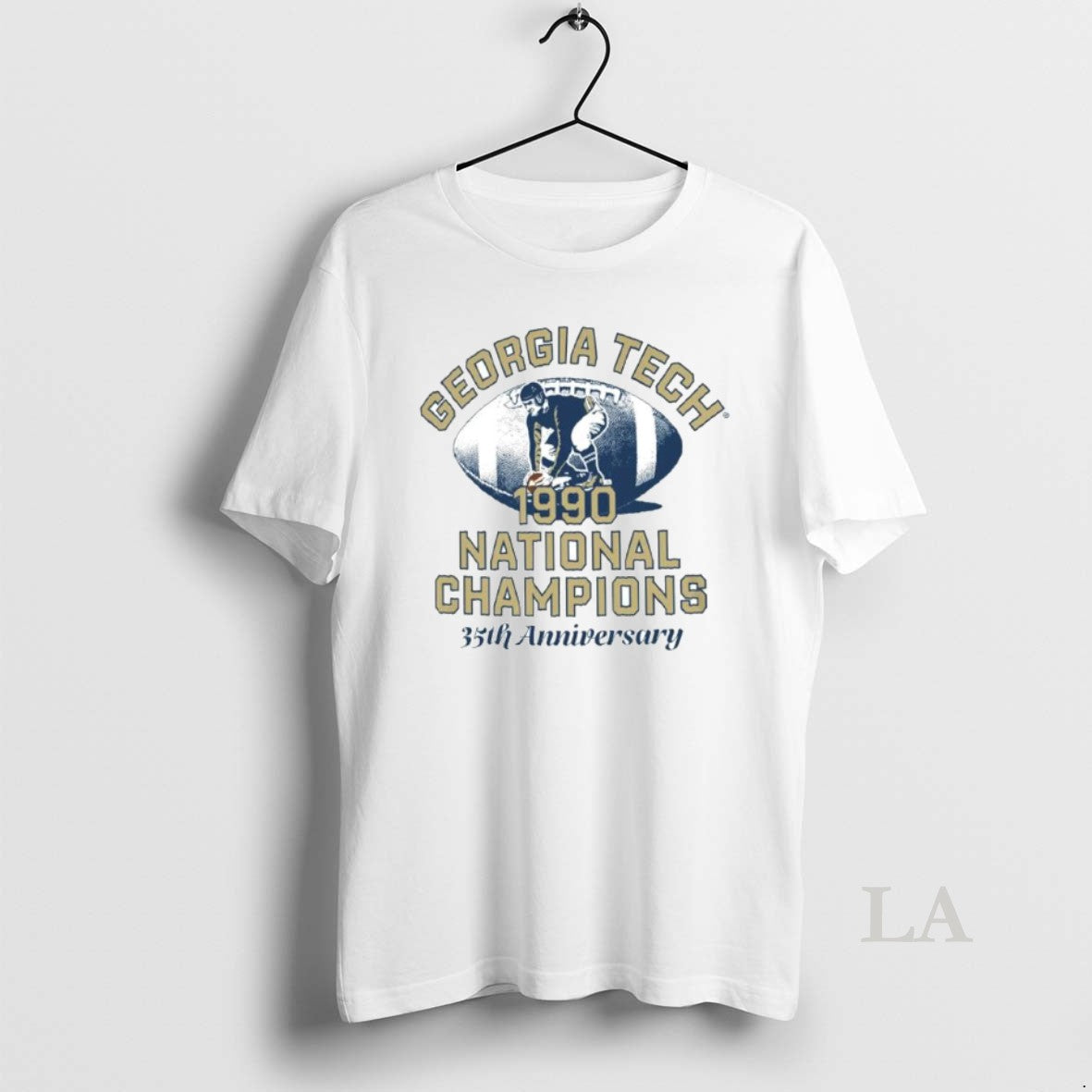 Original Georgia Tech Yellow Jackets 1990 National Champs Anniversary Retro Ornaments T-Shirts, Hoodie, Sweatshirt
