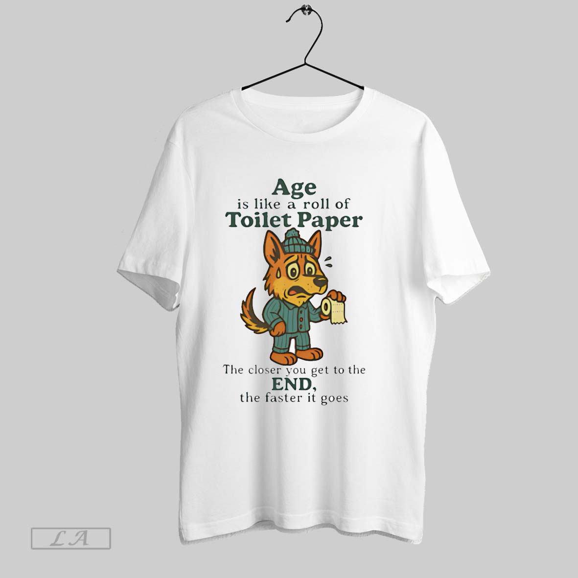 Original German Shepherd Age Is Like A Roll Of Toilet Paper T-Shirts, Hoodie, Sweatshirt | InkRitualCo.com