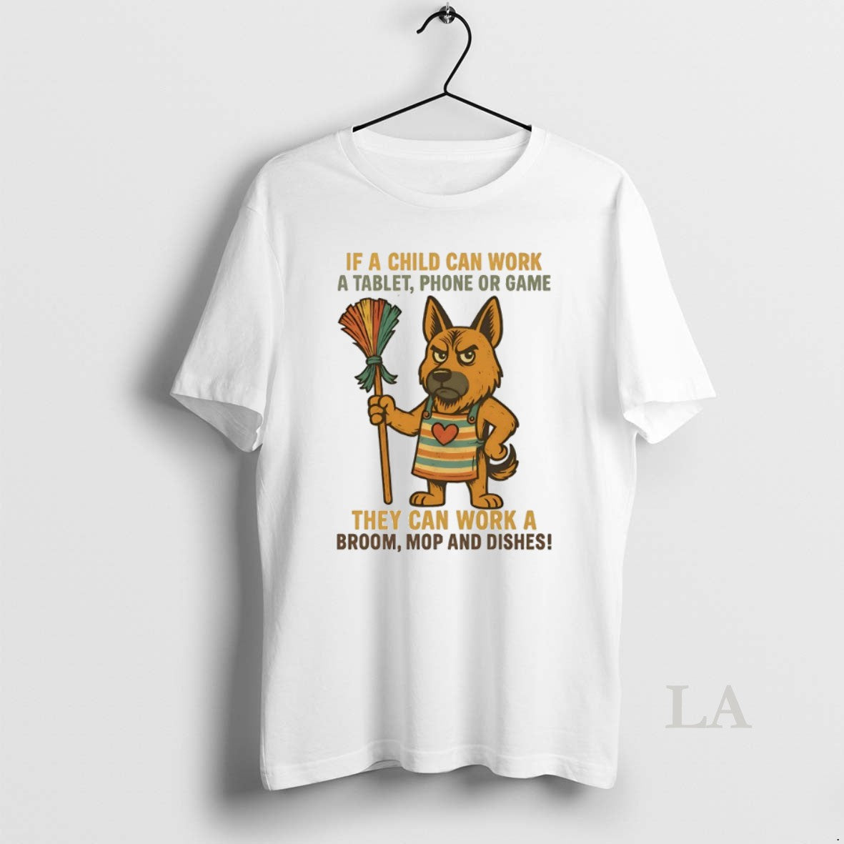 Original German Shepherd If A Child Can Work A Tablet Phone Or Game They Can T-Shirts, Hoodie, Sweatshirt | InkRitualCo.com