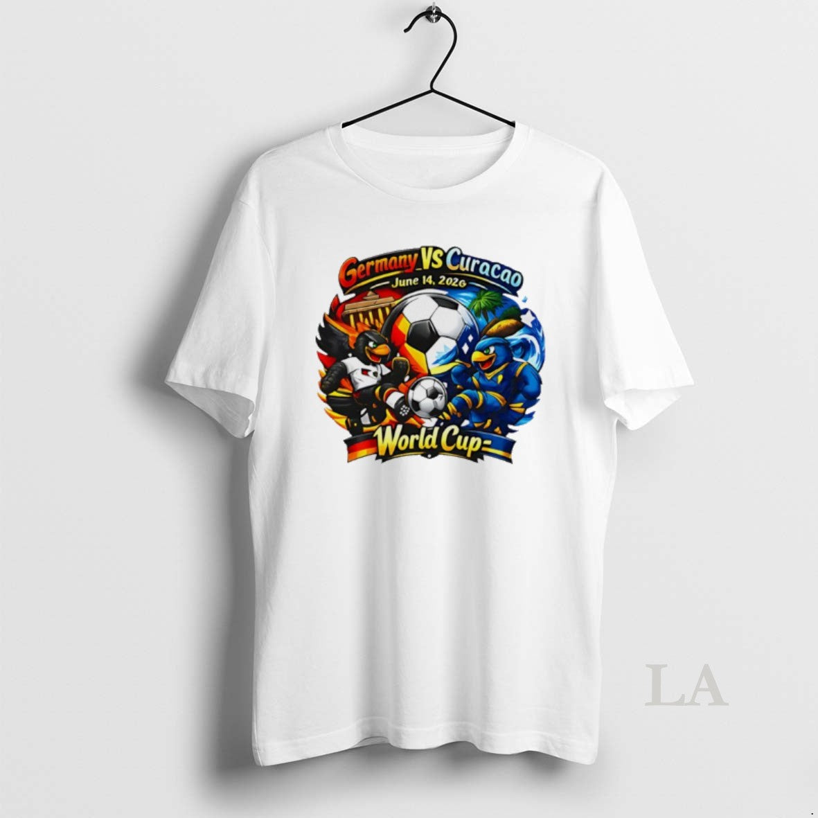 Original Germany Vs Curacao 2026 World Cup Mascot T-Shirts, Hoodie, Sweatshirt | InkRitualCo.com