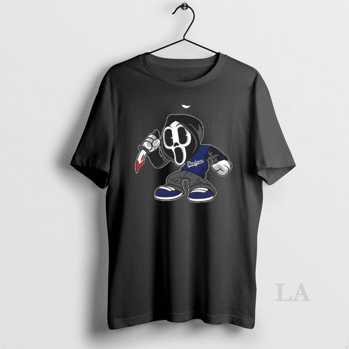 Original Ghostface Scream Los Angeles Dodgers Halloween T-Shirts, Hoodie, Sweatshirt | InkRitualCo.com