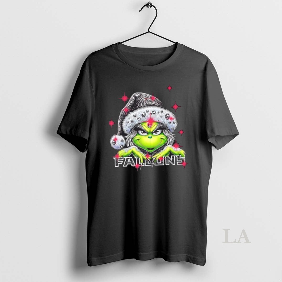 Original Glitter Diamond Grinch Girl X Atlanta Falcons Football Graphic T-Shirts, Hoodie, Sweatshirt | InkRitualCo.com
