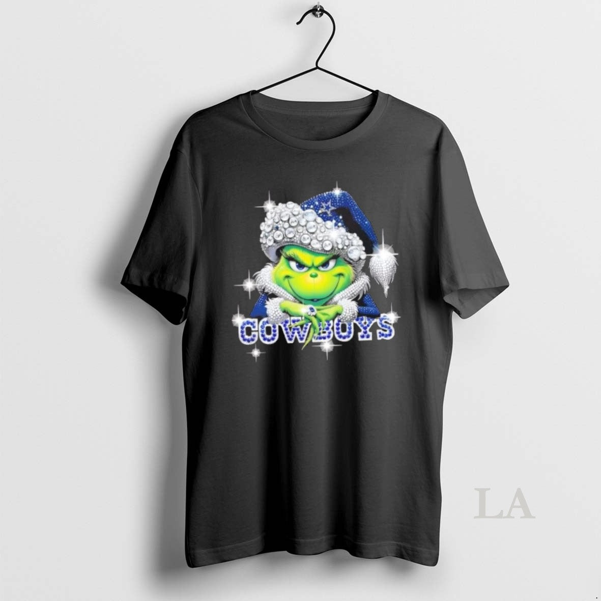 Original Glitter Diamond Grinch Girl X Dallas Cowboys Football Graphic T-Shirts, Hoodie, Sweatshirt | InkRitualCo.com