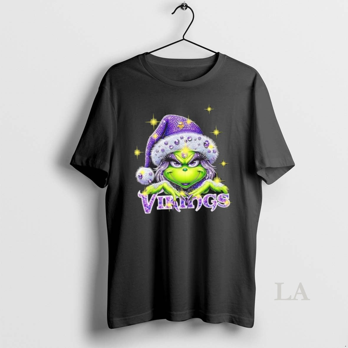 Original Glitter Diamond Grinch Girl X Minnesota Vikings Football Graphic T-Shirts, Hoodie, Sweatshirt | InkRitualCo.com