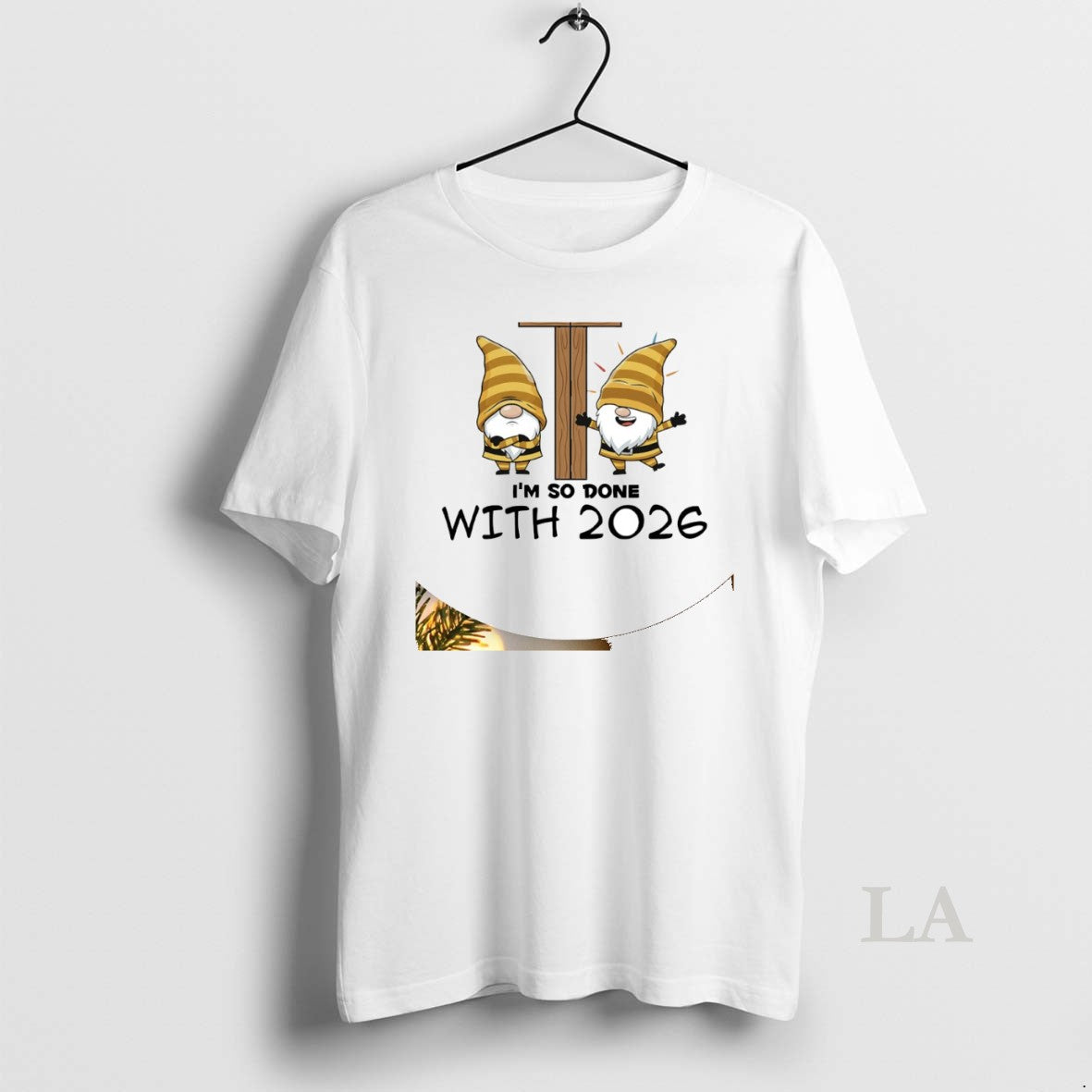 Original Gnome Cant Wait For 2027 Im So Done With 2026 Circle T-Shirts, Hoodie, Sweatshirt | InkRitualCo.com