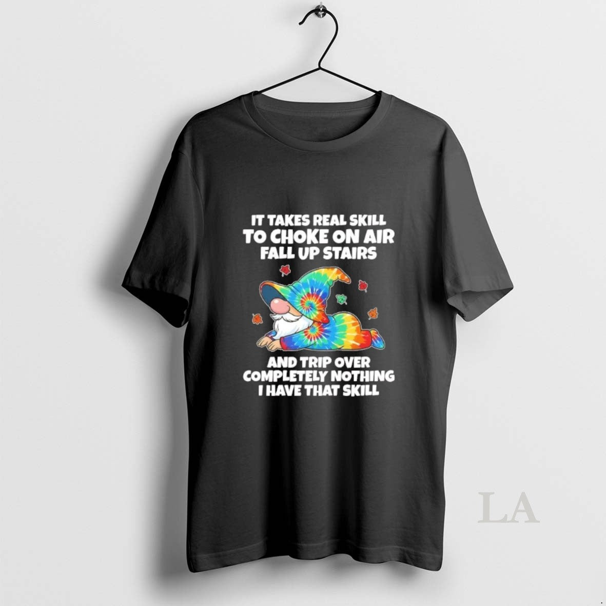 Original Gnome It Takes Real Skill To Choke On Air Fall Up Stairs And Trip T-Shirts, Hoodie, Sweatshirt | InkRitualCo.com