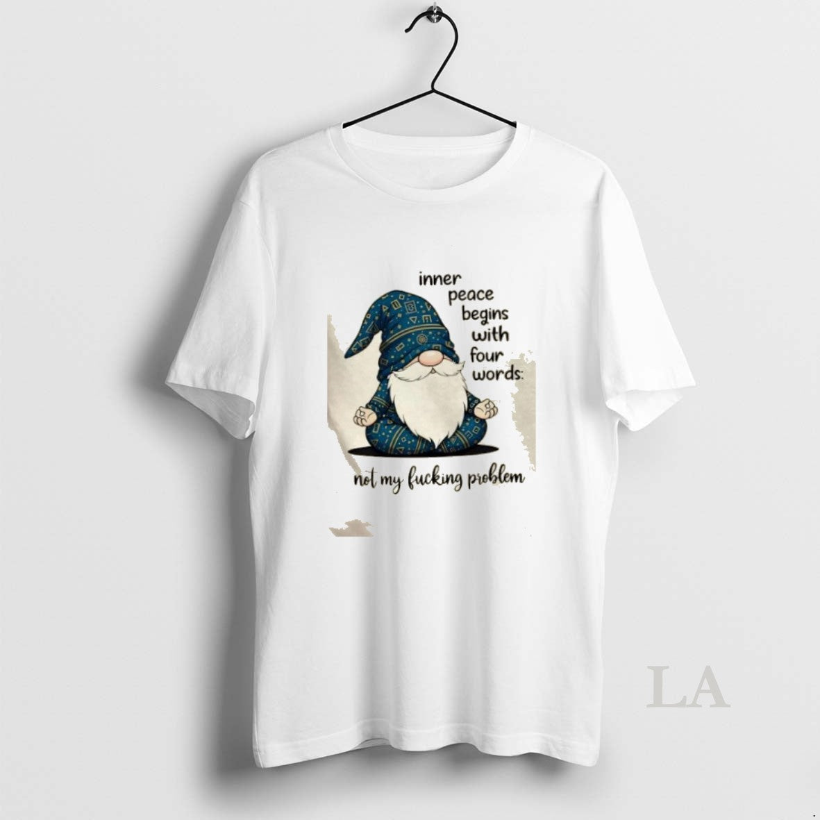 Original Gnomes Inner Peace Begins With Four Words Not My Fucking Problem T-Shirts, Hoodie, Sweatshirt | InkRitualCo.com