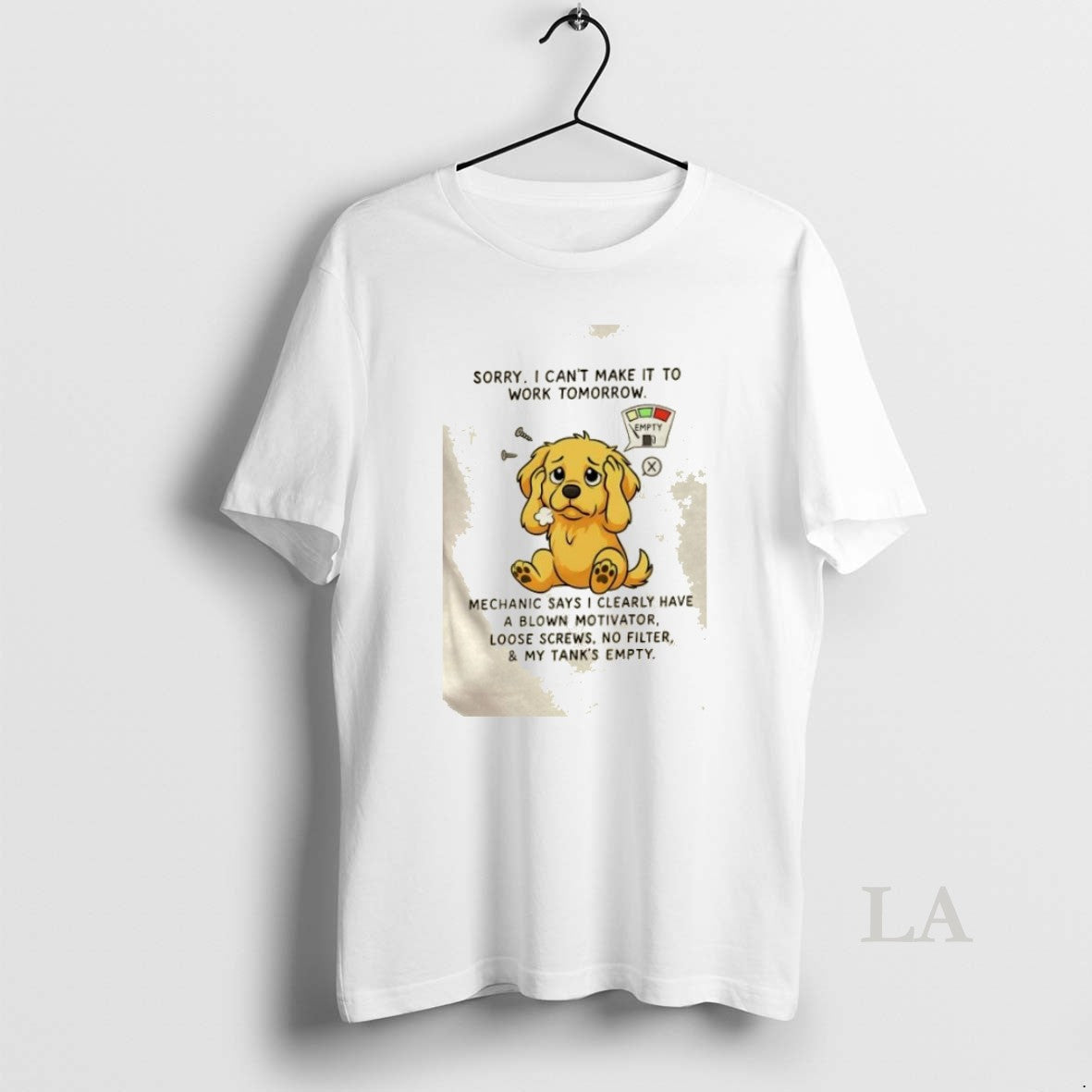 Original Golden Dog Sorry I Cant Make It To Work Tomorrow T-Shirts, Hoodie, Sweatshirt | InkRitualCo.com